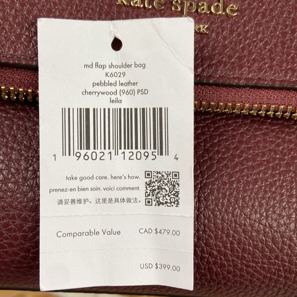 KATE SPADE:  md flap shoulder bag - Leila - Picture 8 of 8